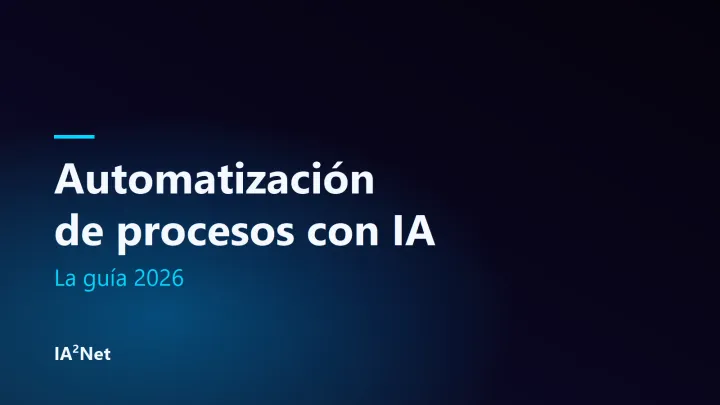 Portada del artículo: Automatización de procesos con IA: la guía 2026